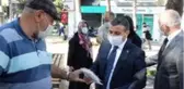 Denetimde ceza yerine maske dağıtıldı