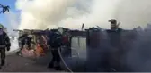 Evleri yanan Özgül ailesinin ilk misafiri Başkan Zolan oldu