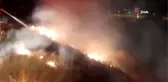 Polisin dikkati, itfaiyenin erken müdahalesi ormanlık alanı kül olmaktan kurtardı