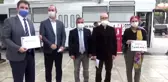 Basın mensupları ve muhtarlardan 