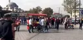 Son dakika haberi | Eminönü Meydanı'nda drone destekli Kovid-19 denetimi