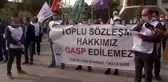 Bakırköy Belediyesi çalışanları 11'inci eylemlerini gerçekleştirdi