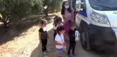 Erdemli'de öğrencilerin hasat heyecanı