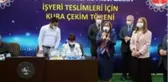 Yapımı tamamlanan 82 iş yeri için kuralar çekildi