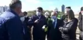 Son dakika... Bakan Kurum yapımına başlanan konteyner kentte incelemelerde bulundu
