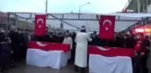 Hain saldırıda şehit düşen işçilere son görev