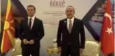 Bakan Çavuşoğlu, Kuzey Makedonyalı mevkidaşı Osmani ile görüştü