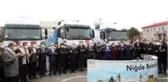 Niğde'den İzmir'e yardım tırları yola çıktı