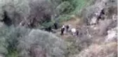 Ihlara Vadisi'nde uçuruma yuvarlanan otomobildeki 2 kişi ağır yaralandı