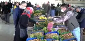 Bursa Çiftçi Pazarı tedbirde de örnek