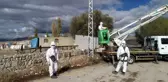 Aras EDAŞ ekipleri karantina altında olan köylere ışık oldu