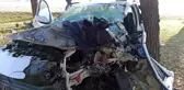 Kazada ağır yaralanan sürücü hayatını kaybetti... Kaza anı kameraya yansıdı