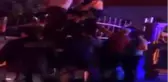 Terastan demir parmaklığın üzerine düştü