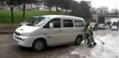 Araçlar yolda adeta dans etti