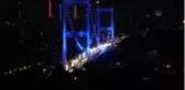 İstanbul'daki köprüler diyabet için aydınlatıldı