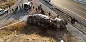 Beton mikseri viyadükten düştü: 1 ölü