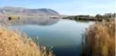 Bozkırın ortasındaki Ulaş Gölü'nde sonbahar güzelliği