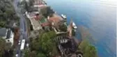 Sadece minaresi kaldı! Yanan 350 yıllık tarihi Vaniköy Camii'nin son hali havadan görüntülendi