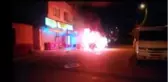 Son dakika... Park halindeki araç önce alev aldı ardından patlamalar oldu