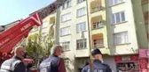 Aksaray'daki yangında alevler balkondan yükseldi