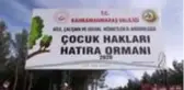 Son dakika haber... KAHRAMANMARAŞ - Yanan ormanlık alan çocukların eliyle yeşerecek