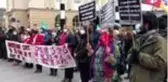 Belçika'da kadına şiddet protesto edildi