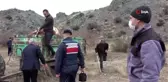 Son dakika haberi! Jandarma sabaha kadar ineğin başında nöbet tuttu, dağda mahsur kalan inek kurtarıldı