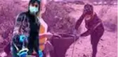 Tuğba Ekici Bodrum'da çöp topladı