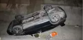 Boş sulama kanalına düşen otomobilin sürücüsü ağır yaralandı