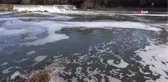 Bartın Irmağında oluşan köpükler tedirgin ediyor