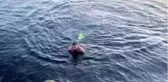 İstanbul'da Aralık ayında günbatımına karşı deniz keyfi