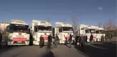 Suriye'ye 18 tır yardım malzemesi gönderildi