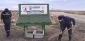 9 yavru köpeğin telef edildiği alana beslenme noktası kuruldu
