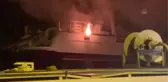Sarıyer'de bir yat teknesinde çıkan yangın söndürüldü