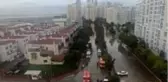 İzmir'de deniz taştı; felaketin boyutu havadan görüntülendi