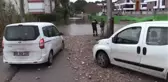 Kuvvetli yağışta evlerini su basan vatandaşların temizlik çalışması sürüyor