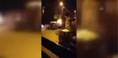 Devrilen pancar yüklü traktörün sürücüsü son anda atlayarak kurtuldu