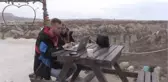 Kapadokya'da Rus turistler, AA'nın 