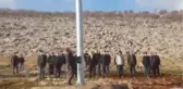 Son dakika haber: Bölükyayla beldesine Türk bayrağı çekildi