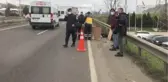 Devrilen motosikletin sürücüsü öldü, çarptığı kişi ağır yaralandı