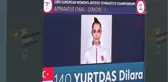 Göksu Üçtaş Şanlı, Avrupa Kadınlar Artistik Cimnastik Şampiyonası'nda gümüş madalya kazandı