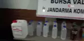 Bursa'da kaçak alkol operasyonu