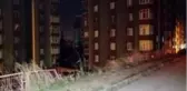 Otoparka uçan otomobil bir kişiye mezar oldu
