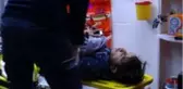 Su birikintisine hızlı giren ticari araç takla attı: 2 yaralı