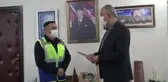Borçka Belediye Başkanı Orhan, karacayı kurtarmak için nehre giren personele teşekkür etti