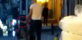 İki kişinin birbirini bıçakla yaraladığı olayın görüntüleri kameralara yansıdı