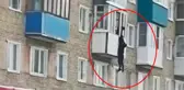 Aldatılan koca eve gelince, kadının sevgilisi camdan atladı