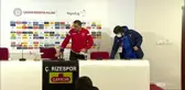 Çaykur Rizespor-Gençlerbirliği maçının ardından