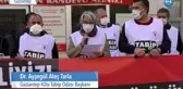 Gaziantep'te Sağlık Çalışanları Kaybettikleri Meslektaşlarını Andı