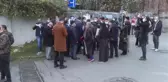 Uygur Türklerinin Çin'in İstanbul Başkonsolosluğu önünde eylemi sürüyor